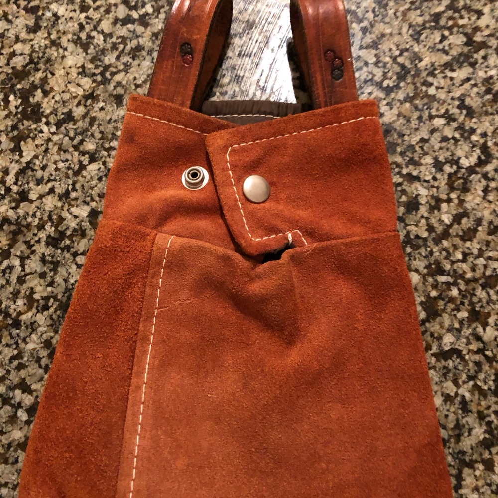 New Artisan Suede And Leather Belt Bag